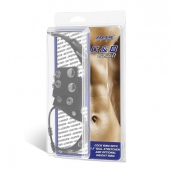 Утяжка на пенис и мошонку Cock Ring With 1.5  Ball Stretcher And Optional Weight Ring - BlueLine - купить с доставкой в Мурманске