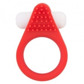 Красное эрекционное кольцо LIT-UP SILICONE STIMU RING 1 RED - Dream Toys - в Мурманске купить с доставкой