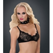 Полиуретановый ошейник с пуклями и D-кольцами Collar with Studs - Blush Novelties - купить с доставкой в Мурманске