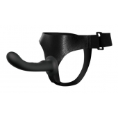 Страпон с изогнутой головкой Ultra Harness Curvy Dildo - 15,8 см. - Baile - купить с доставкой в Мурманске