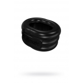 Чёрное эрекционное виброкольцо Stretch - Bathmate - в Мурманске купить с доставкой