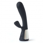 Чёрный интерактивный вибратор Kiiroo Ohmibod Fuse - 18 см. - Kiiroo