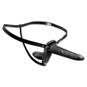 Женский страпон с вагинальной пробкой Double Penetrix Strap-on - 15 см. - Pipedream - купить с доставкой в Мурманске