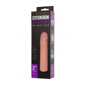 Насадка-удлинитель Extension sleeve телесного цвета - 18,5 см. - Sitabella - в Мурманске купить с доставкой