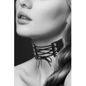 Оригинальный ошейник-чокер со шнуровкой - Bijoux Pour Toi - купить с доставкой в Мурманске