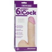 Ультра реалистичная насадка Vac-U-Lock  6  ULTRASKYN Cock - 17,3 см. - Doc Johnson - купить с доставкой в Мурманске