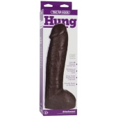 Большая насадка для трусиков Vac-U-Lock Realistic Hung - 31,7 см. - Doc Johnson - купить с доставкой в Мурманске