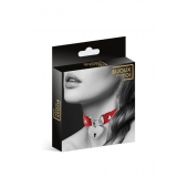 Красный чокер с замком в форме сердца - Bijoux Pour Toi - купить с доставкой в Мурманске