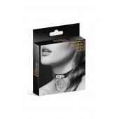 Черный чокер с двумя кольцами - Bijoux Pour Toi - купить с доставкой в Мурманске