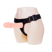 Телесный фаллоимитатор на трусиках Jessica Strap-On - 15,5 см. - Baile - купить с доставкой в Мурманске