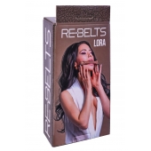 Кляп-трензель Lora с металлическими кольцами - Rebelts - купить с доставкой в Мурманске