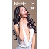 Кляп-трензель Lora с металлическими кольцами - Rebelts - купить с доставкой в Мурманске