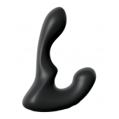 Черный анальный вибростимулятор P-Spot Milker - 14 см. - Pipedream - в Мурманске купить с доставкой