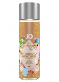 Смазка на водной основе Candy Shop Butterscotch с ароматом ирисок - 60 мл. - System JO - купить с доставкой в Мурманске