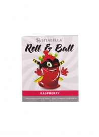 Стимулирующий презерватив-насадка Roll   Ball Raspberry - Sitabella - купить с доставкой в Мурманске