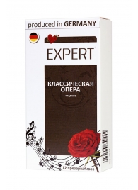 Гладкие презервативы Expert  Классическая опера  - 12 шт. - Expert - купить с доставкой в Мурманске