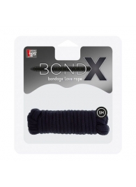 Чёрная веревка для связывания BONDX LOVE ROPE - 5 м. - Dream Toys - купить с доставкой в Мурманске