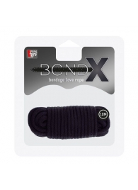 Черная веревка для связывания BONDX LOVE ROPE - 10 м. - Dream Toys - купить с доставкой в Мурманске