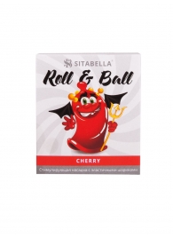 Стимулирующий презерватив-насадка Roll   Ball Cherry - Sitabella - купить с доставкой в Мурманске