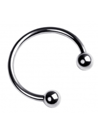 Серебристая подкова на головку пениса - ToyFa - купить с доставкой в Мурманске