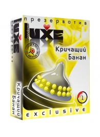 Презерватив LUXE  Exclusive  Кричащий банан  - 1 шт. - Luxe - купить с доставкой в Мурманске