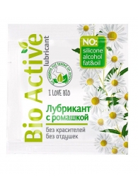 Пробник лубриканта на водной основе Bio Active - 3 гр. - Биоритм - купить с доставкой в Мурманске