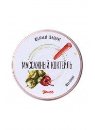 Массажная свеча «Массажный коктейль» с ароматом пина колады - 30 мл. - ToyFa - купить с доставкой в Мурманске