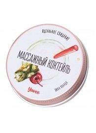 Массажная свеча «Массажный коктейль» с ароматом пина колады - 30 мл. - ToyFa - купить с доставкой в Мурманске