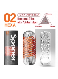 Мастурбатор SPINNER Hexa - Tenga - в Мурманске купить с доставкой
