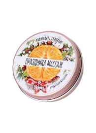 Массажная свеча «Праздника массаж» с ароматом мандарина - 30 мл. - ToyFa - купить с доставкой в Мурманске