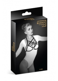 Черная упряжь на грудь Clara - Bijoux Pour Toi - купить с доставкой в Мурманске
