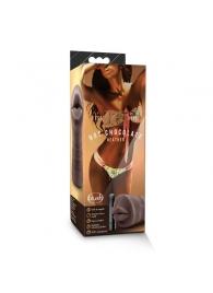 Коричневый мастурбатор-ротик Heather - Blush Novelties - в Мурманске купить с доставкой