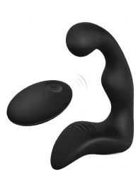 Черный вибромассажер простаты REMOTE BOOTY PLEASER - Dream Toys - в Мурманске купить с доставкой