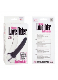 Насадка на пенис Silicone Love Rider Dual Penetrator для двойного проникновения - 14 см. - California Exotic Novelties - в Мурманске купить с доставкой