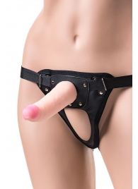 Телесный страпон на трусиках Realstick Jax - 17,9 см. - ToyFa - купить с доставкой в Мурманске