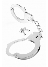 Металлические серебристые наручники Designer Metal Handcuffs - Pipedream - купить с доставкой в Мурманске