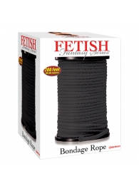 Черная веревка для связывания Bondage Rope - 60,9 м. - Pipedream - купить с доставкой в Мурманске