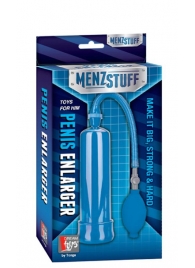 Синяя вакуумная помпа MENZSTUFF PENIS ENLARGER - Dream Toys - в Мурманске купить с доставкой