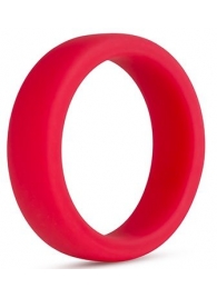 Красное эрекционное кольцо Silicone Go Pro Cock Ring - Blush Novelties - в Мурманске купить с доставкой