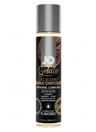 Лубрикант с ароматом шоколада JO GELATO DECADENT DOUBLE CHOCOLATE - 30 мл. - System JO - купить с доставкой в Мурманске