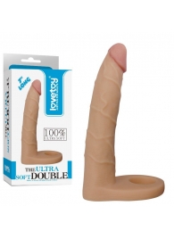 Телесная насадка-фаллоимитатор для двойного проникновения - 17 см. - Lovetoy - купить с доставкой в Мурманске