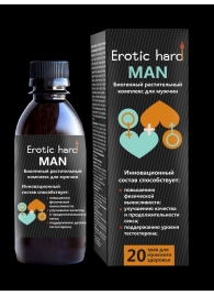 Мужской биогенный концентрат для усиления эрекции Erotic hard Man - 250 мл. - Erotic Hard - купить с доставкой в Мурманске