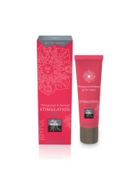 Возбуждающий интимный гель для двоих STIMULATION GEL Pomegranate   Nutmeg - 30 мл. - Shiatsu - купить с доставкой в Мурманске