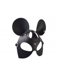 Черная кожаная маска  Мышка - Sitabella - купить с доставкой в Мурманске