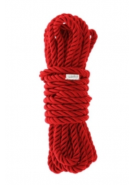 Красная веревка для шибари DELUXE BONDAGE ROPE - 5 м. - Dream Toys - купить с доставкой в Мурманске