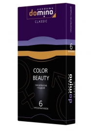 Разноцветные презервативы DOMINO Colour Beauty - 6 шт. - Domino - купить с доставкой в Мурманске