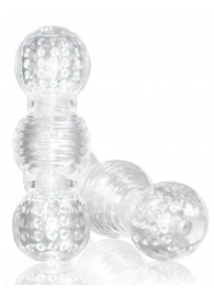 Прозрачный фигурный мастурбатор Master Stroker - Blush Novelties - в Мурманске купить с доставкой
