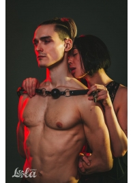 Черный кляп Love Addict на замочке - Lola Games - купить с доставкой в Мурманске