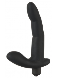 Черный вибромассажер простаты Naughty Finger Prostate Vibe - 13,8 см. - Orion - в Мурманске купить с доставкой