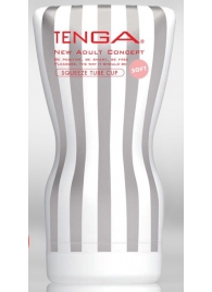 Мастурбатор TENGA Squeeze Tube Cup Soft - Tenga - в Мурманске купить с доставкой